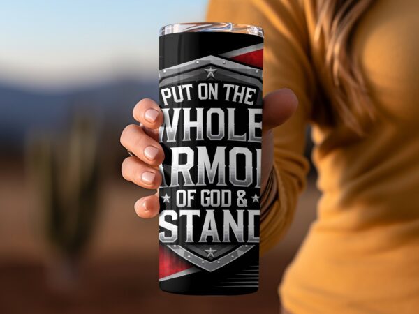 Armor of God Christian Tumbler Wrap - Digital Download