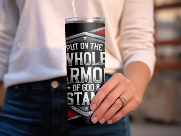 Armor of God Christian Tumbler Wrap - Tumbler Boutique