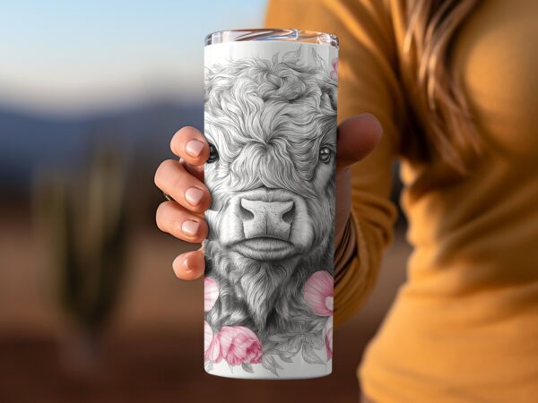 Highland Cow Tumbler - Tumbler Boutique