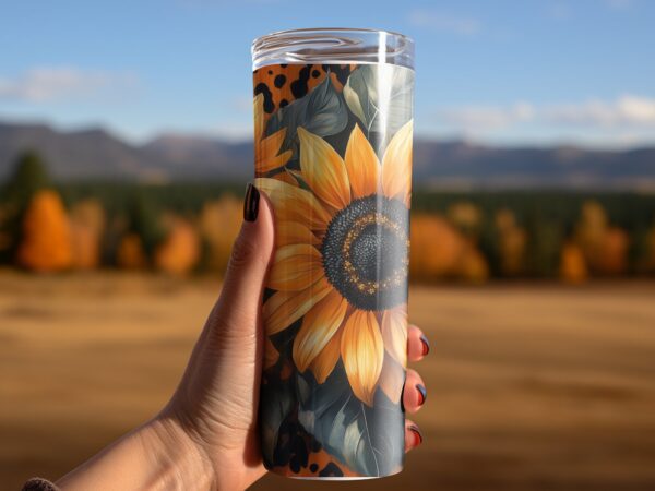 Custom Sunflower 20oz Tumbler