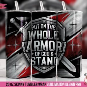 Armor of God Christian Tumbler Wrap