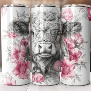 Highland Cow Tumbler - Tumbler Boutique