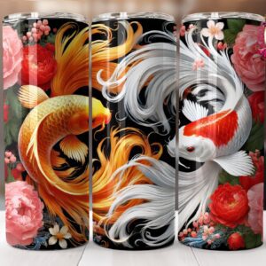 Koi Fish Zen Garden Tumbler